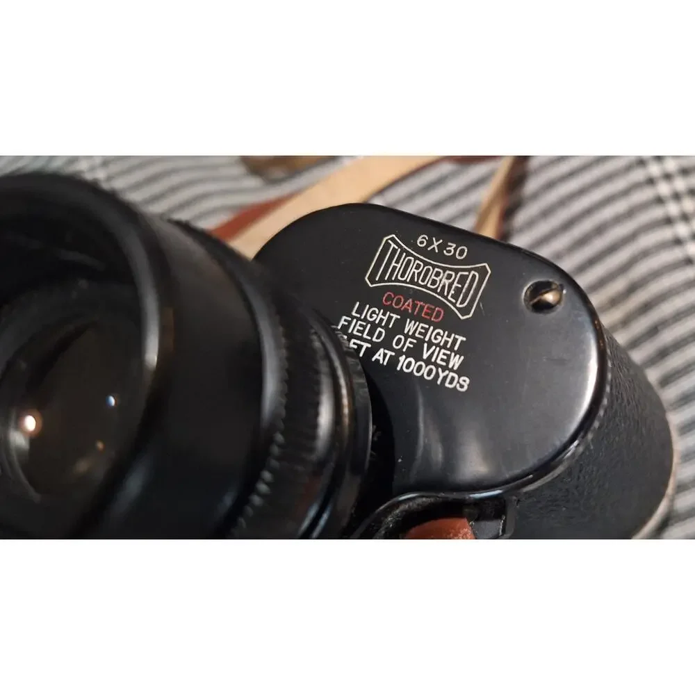 Yoshida & Co Thorobred 6X30 binoculars no. 11578- FOV: 393' @1000yds- excellent